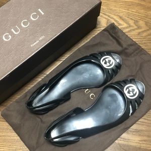 Gucci jelly sandals. Size 6